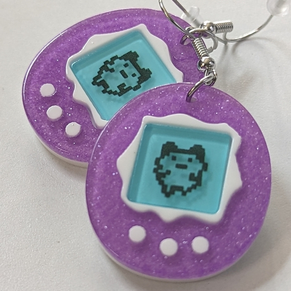 Tamagotchi earrings - Picture 6 of 7